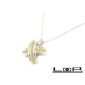 Tiffany Signature Necklace Accessory Combination Gold Silver Yellow Sterling